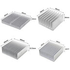 Extruded Aluminum Heatsink Radiator Heat Sink Cooler for Electronic LED Chip Cooling Heat Dissipation
