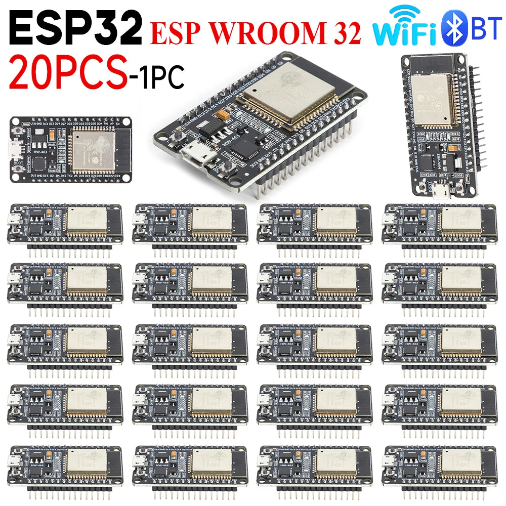 New ESP32 Development Board WiFi + Bluetooth module Ultra-Low Power Consumption Dual Core NodeMCU-32S ESP32 32D 32U 30Pin Board
