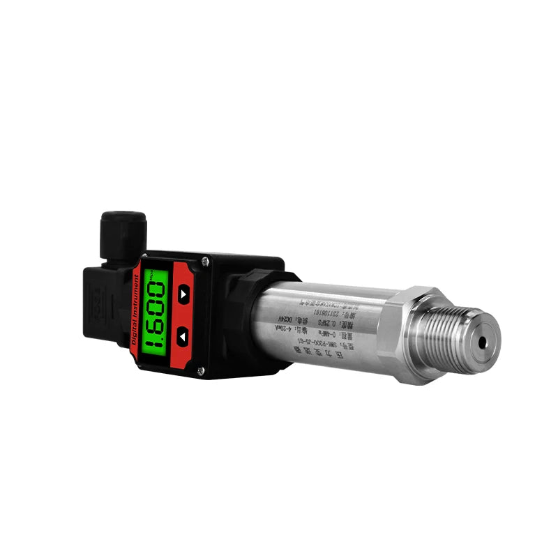 LCD Pressure Transmitter Measurment -1-0-1000bar 4-20mA 5V 10V Output Water Oil Gas Pressure Sensor G1/4 Pressure Transducer
