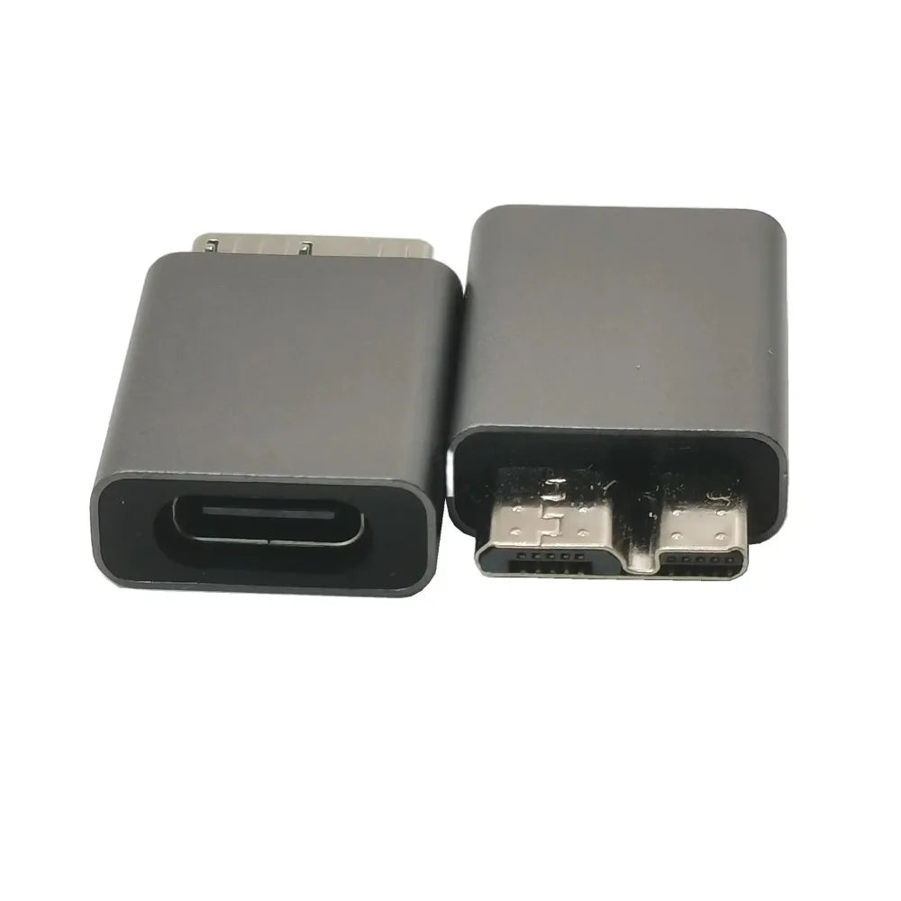 USB C to Micro B USB3.0 Adapter Type-C Female to Micro B Male Fast Charge USB Micro 3.0 to Type C Super Speed for HDD USB Type C