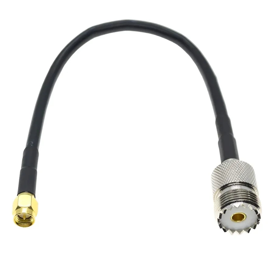 RG58 UHF PL259 SO239 TO SMA Male Female Plug Jack Crimp Coaxial Connector RF pigtail Jumper antenna extension wire Coax cable