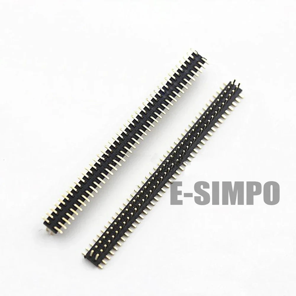 10pcs 1.27mm SMT Dual SMD Mlale Pin Header Gold-plated 2*3/4/6/8/10/20/40/50Pin PH4.3 Female Socket