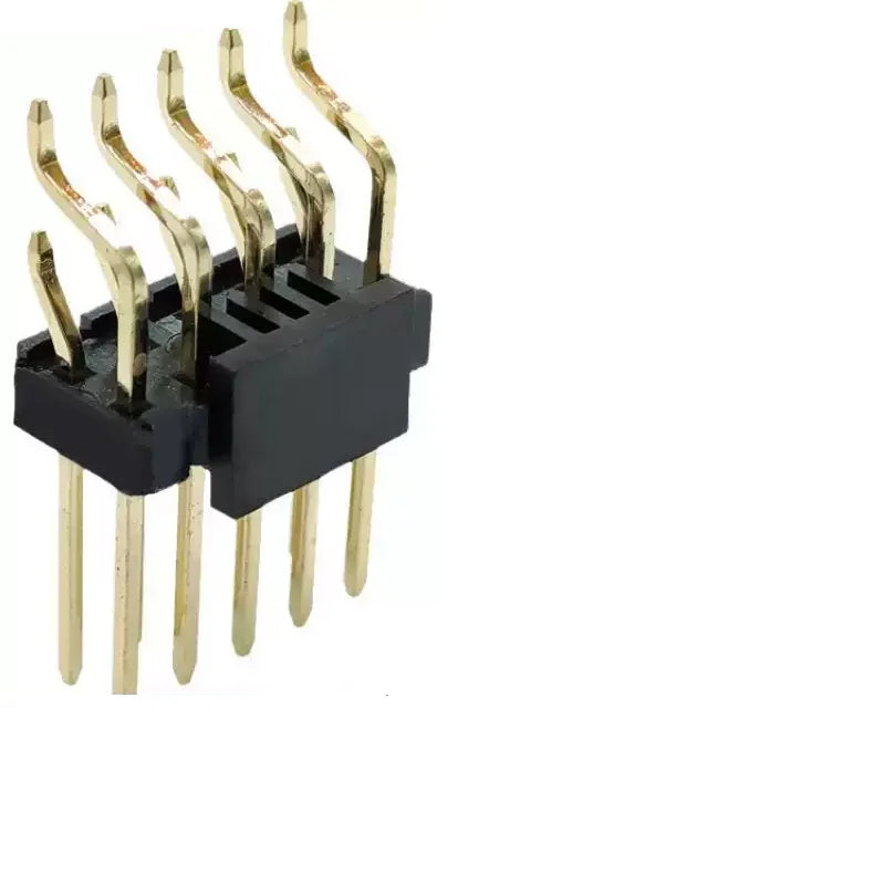 10Pcs 2.54mm Single/Double1X40P 2*40Pin Gold Rohs Cuttable Horizontal Right Angle SMT SMD PCB Male Pin Header Connector