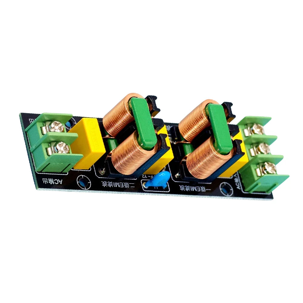 2A 4A 10A 18A AC EMI Power Filter AC High Frequency Filter Module Anti-electromagnetic Interference Filting DC Component