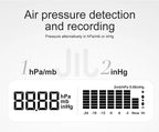 Wireless Table Weather Station Color LCD Digital Temperature Humidity Monitor Moon Phase Barometer Forecast Sensor Alarm Clock