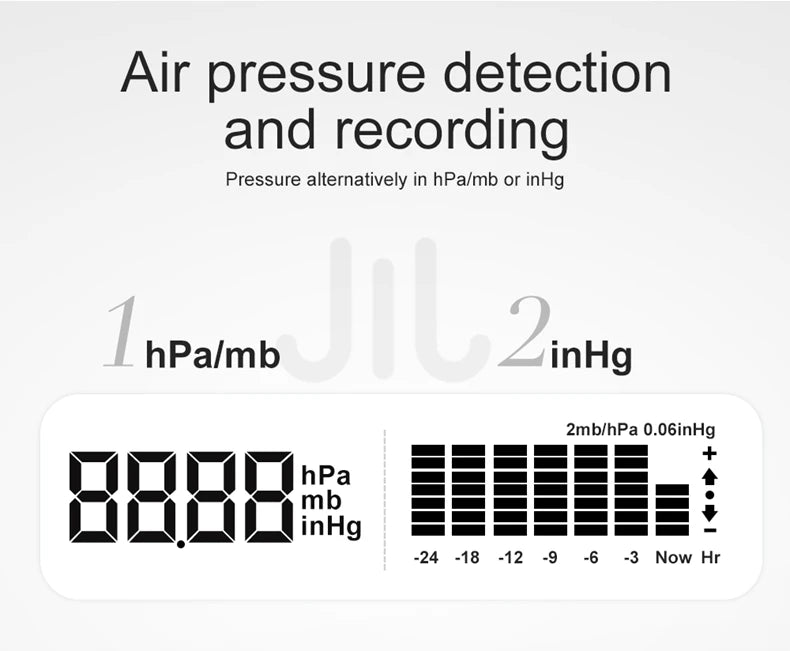 Wireless Table Weather Station Color LCD Digital Temperature Humidity Monitor Moon Phase Barometer Forecast Sensor Alarm Clock