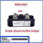 100A MDQ100A-12V 24V 36V 48V 60V 220V 600V 800V  1000V 1200V 1600V MDQ100A single-phase rectifier bridge AC-DC module 100Amp 160