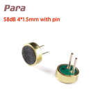 10PCS/LOT Microphone 6*5mm  6*2.2 9*7 4.5*2.2mm  MIC Condenser Electret Pickup 6x5mm 9x7mm 4.5x2.2mm 6x2.2mm MP3 Accessories