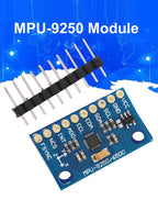 GY-9250 MPU9250 9-axis/9-axis Attitude Sensor Board Module IIC/SPI Gyro+Accelerator+Magnetometer Sensing Device 3-5V Power