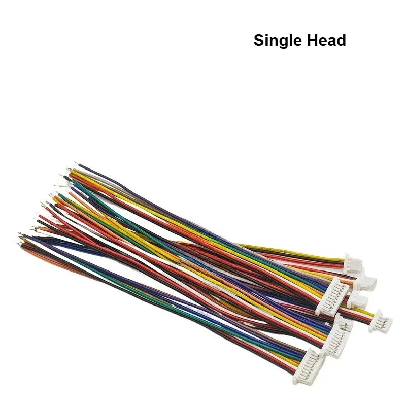 10PCS SH 1.0mm Single/Double Connector 2/3/4/6/7/8/9/10Pin 6cm/10cm/15cm/20cm/30cm/50cm 28AWG Same/Reverse Electronic Wire Cable