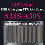 10pcs Charging FPC on MainBoard for Samsung A12 A22 A52 A55 A56 A13 A33 A34 A51 A71 A40 A80 A21S A05 A06 A07 FPC Connector Port