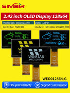 Winstar WEO012864G 31P COG Graphic SPI/I2C/6800/8080 SSD1309 3V 2.42 inch OLED Display 2.42" 128x64