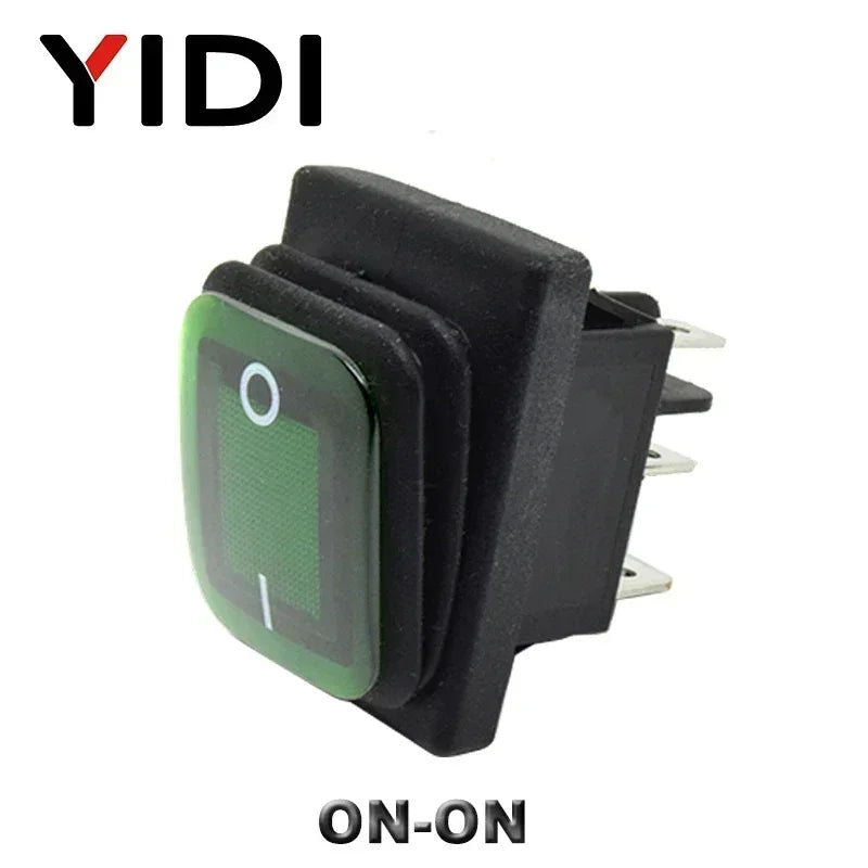 250VAC KCD4 201 203 Waterproof Rocker Switch DPST 4pin ON OFF 12V 220V LED 6 Pin ON OFF DPDT Boat Marine Car Rocker Switch