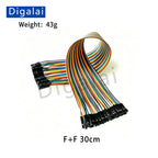Dupont Wire Jumper Cable M+M F+F M+F 10CM 15CM 20CM 30CM 40CM Breadboard Connecting Wire For Arduino DIY Project