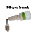 1pc E27 to E27, B22 to E27 Extender Screw E26 Bulb Holder Adapter Rotatable Bendable CFL LED Light Socket Converter