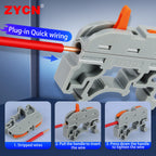 10/20Pcs Din Rail Quick Connector 211 Universal Mini Wire Compact Copper Conductor Cable Push-in Butt 0.08-4mm² Terminal Block