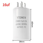 1PCS 450VAC CBB60 Motor Run Capacitors 4pin Dual Insert Starting Capacitor 4UF-60UF for Air Compressor Water Pump 6UF 10UF 50UF
