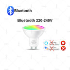 Tuya GU10 Smart LED Bulb WiFi Zigbee Bluetooth RGB 2700-6500K Dimmable Spotlight Lamps Smart Life APP Alexa Google Home Control