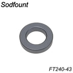1-8pcs FT240-43 RF Ferrite Ring Shortwave Antenna Balun Core Single Hole