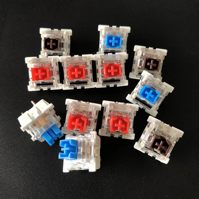 70/30/30pcs Dustproof Switch For Mechanical Keyboard Shaft Switch Gamer Keyboard Axis Clicky Linear Tactile Silent Switches