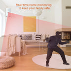 Staniot 433MHz Wireless PIR Motion Detector with Indicator Light Human Infrared Movement Sensor for Home Security Alarm System