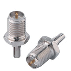 1PCS RF Coaxial Adapter SMA To TS9 CRC9 Coax Jack Connector RP SMA Female Jack To TS9 CRC9 Male Plug Silver Gold