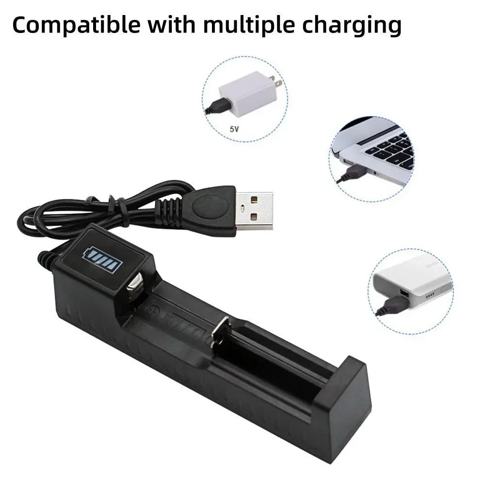 Dual 18650 Lithium Battery Charger for 18650 14650 Charging 4.2 / 3.7 V Rechargeable Battery Charger 1 / 2 / 4 Slots