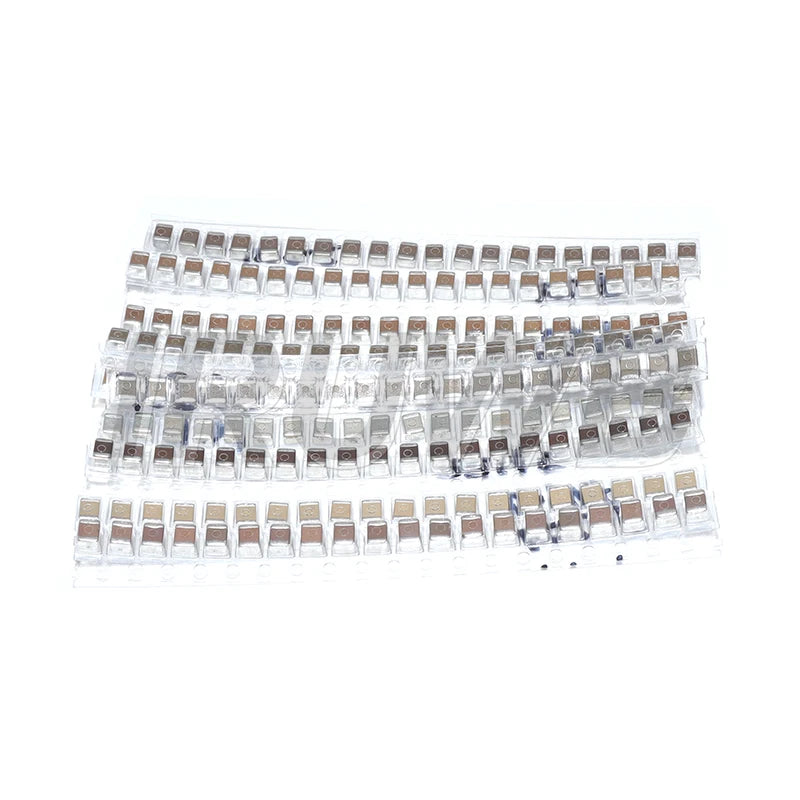 200PCS 0.1UF ~ 100UF 10 Kinds*20pcs Capacitors Pack 0.1UF 0.47UF 0.68UF 1UF 2.2UF 10UF 100UF Capacitor SMD 1210