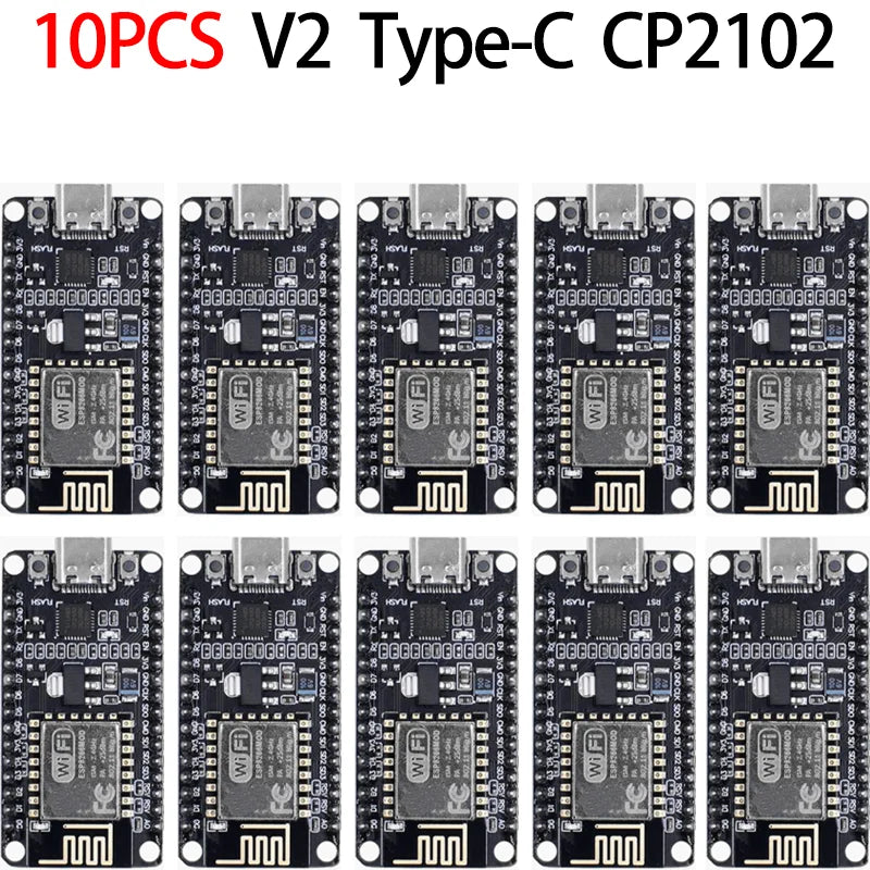 ESP8266 Wireless Module CH340/CP2102/CH9102X NodeMcu V3 V2 Lua WIFI Internet of Things Development Board Based ESP-12E ZY8266