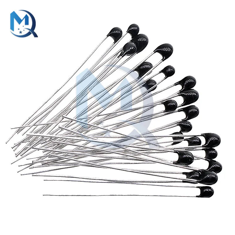 10Pcs/pack Temperature Measurement NTC Thermistor 10K 1% B3435 MF52A103F Thermistor Thermal Resistor