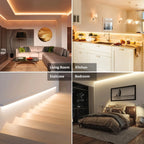 1-5m 5V LED Strip Lights 2835 USB 60 LEDs/m TV Backlight Flexible Lighting Ribbon Tape for Bedroom Wardrobe DIY Decoration Light