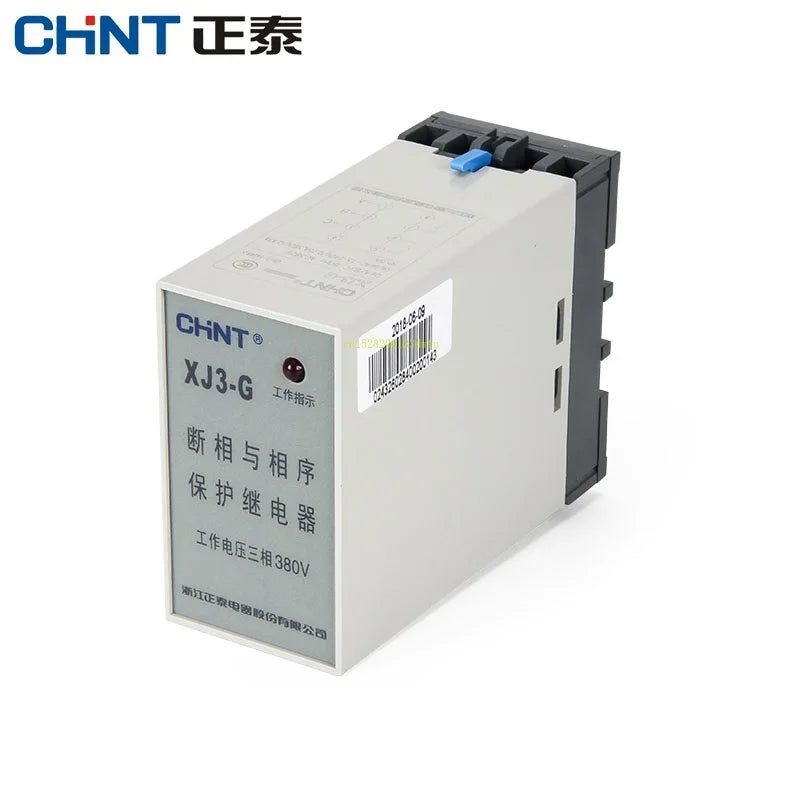 CHINT XJ3-G XJ3-D Sequence and On-off Protection Relay AC380V Overvoltage and Undervoltage Protection Phase Sequence Protection