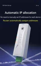 Serial Port Server RS485 To Ethernet CDSENET NE2-D11 DC 8-28V TCP/UDP Modbus MQTT HTTP DNS FOTA Remote Up DIN Rail Installation