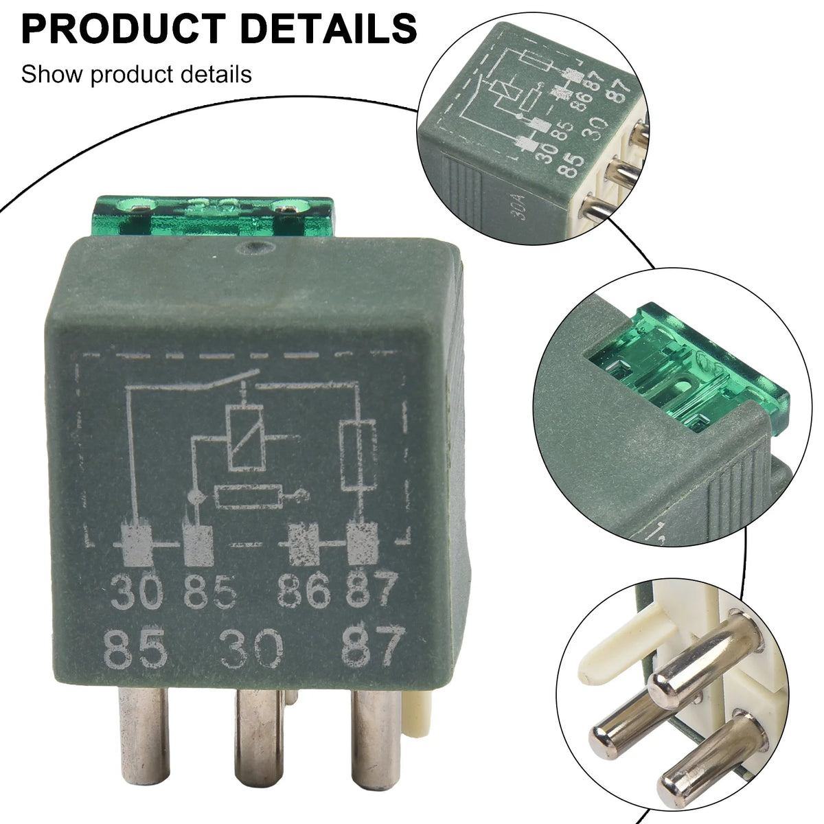 Over Load Protection Relay Overload Relay For Mercedes W123 W124 W126 W107 0015429619 Replacement Car Accessories