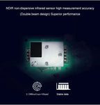 UNI-T Air Quality Monitor A37 Digital Carbon Dioxide Detector 400ppm~5000ppm CO2 Meter Detection NDIR Principle Co2 Sensor