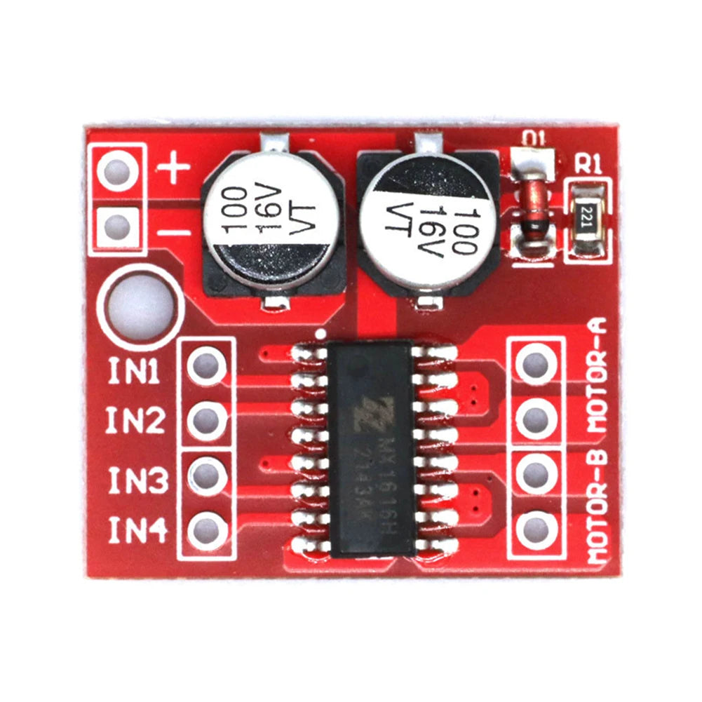 L298N 2-Way DC Motor Driver Module DC 2V-10V 1.5A Driver Module PWM Speed Dual H-Bridge Stepper Motor Driver