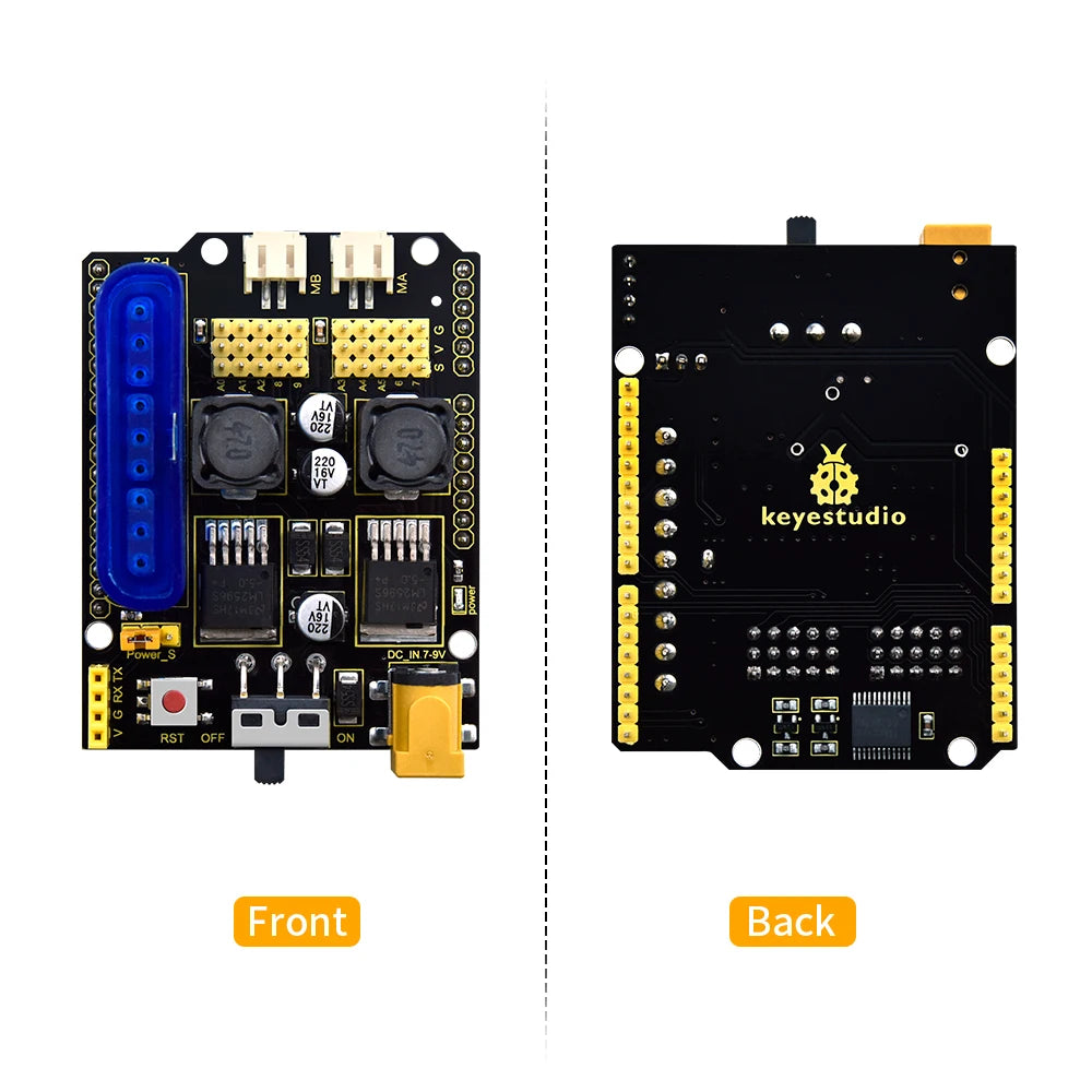 Keyestudio TB6612FNG Motor/Servo Drive Shield With PS2 Socket For Arduino UNO R3 Development Board