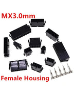 MX3.0mm Connector Double Row Plug-in Female Housing Shell 2*1/2/3/4/5/6/7/8/9/10/11/12P Male Terminals Molex 3.0mm