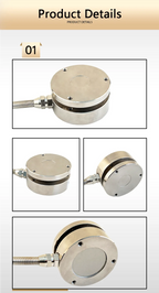 25mm/58mm Mini Compression Load Cell Sensor, 10kg-5t Optional,mV/V Output with Digital Force Display Indicator Meter 220V Supply
