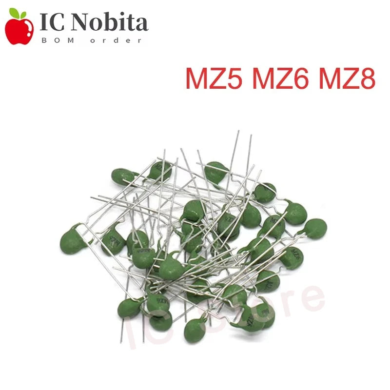 20PCS PTC Positive Temperature Thermistor Resistor MZ5 MZ6 MZ8 100-300R 300-500R 500-800R 30-60R 1K 1.2K 1.5K 2K-3K Ohm