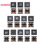 10Pcs/5pcs ACM7060 ACM4520 ACM9070 ACM1211 101 102 501 152 231 301 381 401 701 901 222 202 SMD Chip Common Mode Inductor Filter