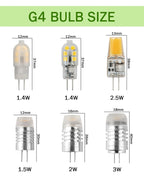 2pcs Mini G4 12V 24V LED Lamp Dimmable Light 3W COB Bulb AC DC 12V Lampada COB 360 Beam Lampada G4 COB Lights Replace Halogen