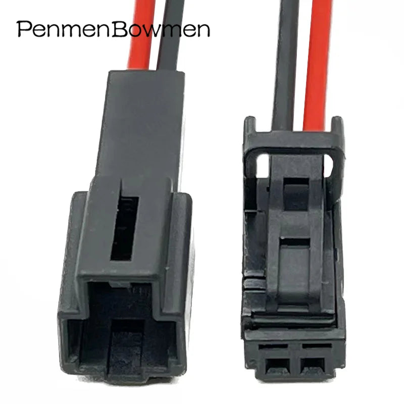 1 Set 2 Pin Car Door Side Light Electrical Connector Female Male Wire Harness Plug for 4B0971832 4E0972575 1-1534113-1 1534155-1