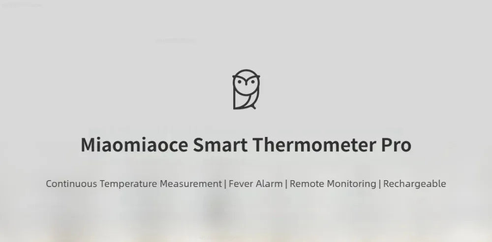 Miaomiaoce Digital Baby Smart Thermometer Accurate Measurement Constant Monitor High Temperature Alarm Smart Home Devices