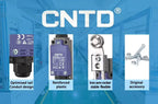 CNTD CZ-8109N Limit Switch Roller Rocker Arm Self Reset IP65 10A 250V SPDT Position Sensor for CNC Machine Industrial CE CCC