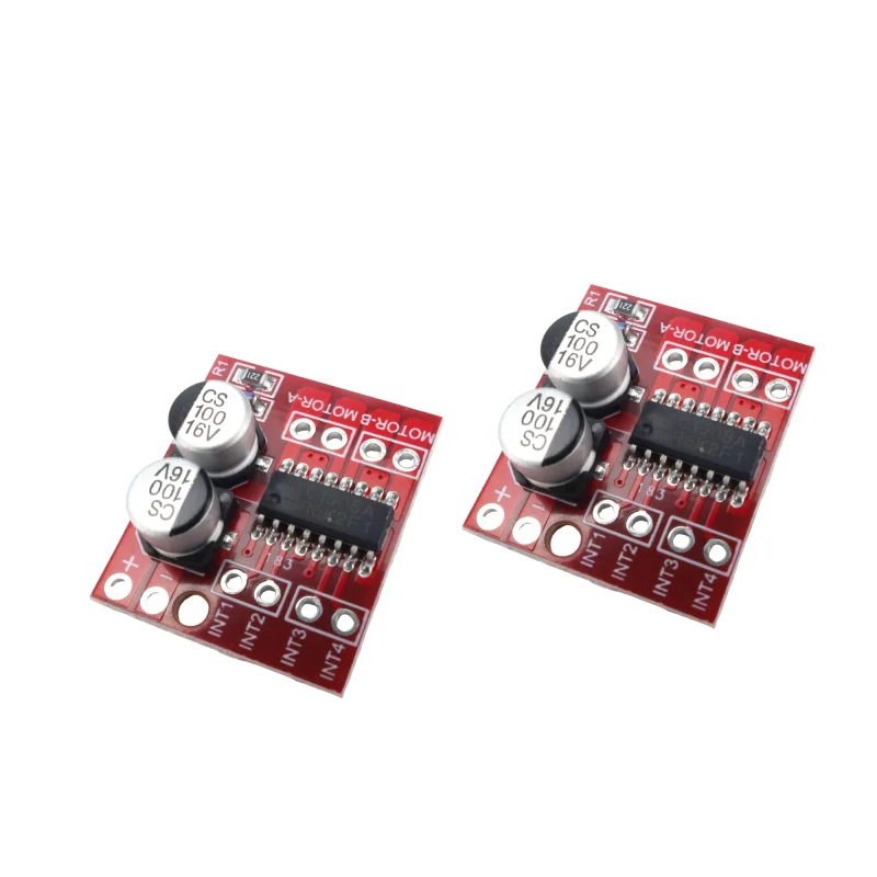 100% Brand New 8pcs Mini L298N Motor Driver Module Dual Channel DC Motor H-Bridge Board PWM Speed Control for Arduino Smart Car