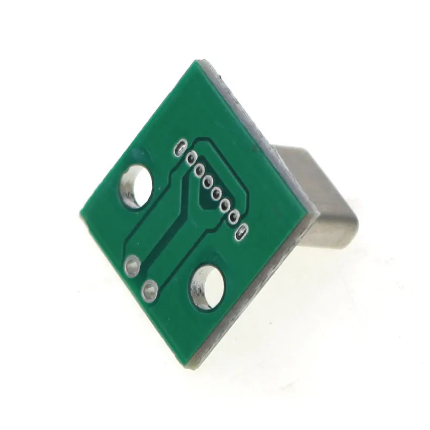 Cltgxdd 1pcs Vertical USB 3.1 Type C Female Socket 6pin 6P Connector 2.54mm DIP PCB Converter 5V Power Board Adapter