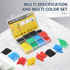Heat Shrink Tubing Kit 73-900PCS 2:1 3:1 4:1 Ratio Cable Wire Insulation Sleeve Electrical Repair Protector Heat-Shrink Tube Set