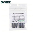 0201 0402 0603 0805 1206 1% 5% SMD Resistor Assorted Kit 1R-1M 10K 100K 1K 100R Resistance Set DIY