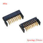 1PCS 4/5/6/7/8/9/10Pin Laptop Battery Connector Pitch 2.0mm Holder Clip Slot Contact Male and Female Plug